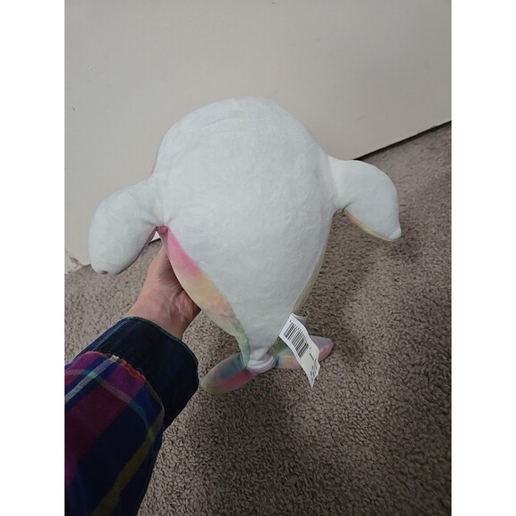 Squishmallows Natalie the Narwhal Tie Dyed Pastel Plush Stuffed Animal Toy Girls - Picture 5 of 6